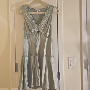 Reformation Belva Silk Dress